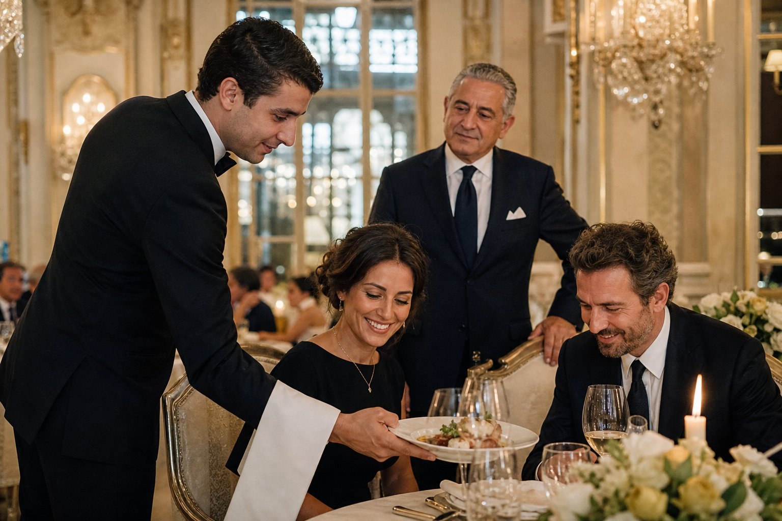 A restaurateur before service